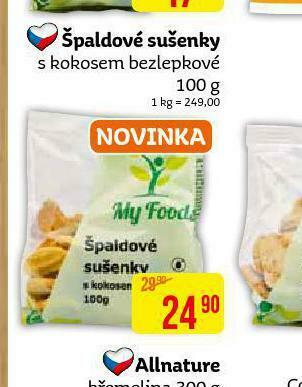 Teta Špaldové sušenky nabídka