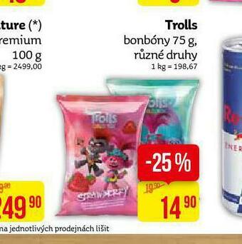 Teta Trolls bonbóny nabídka
