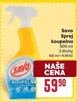 Billa Savo Sprej koupelna nabídka