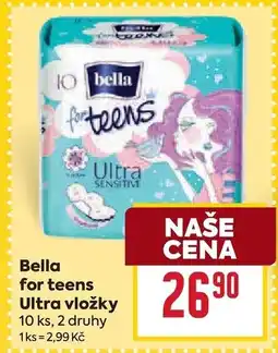 Billa Bella for teens Ultra vložky nabídka