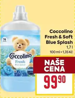 Billa Coccolino Fresh & Soft Blue Splash nabídka