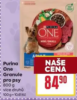 Billa Purina One Granule pro psy nabídka