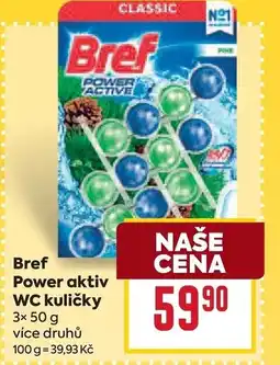 Billa Bref Power aktiv WC kuličky nabídka