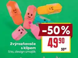 Billa Zvýrazňovače s klipem nabídka