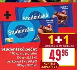 Billa Studentská pečeť nabídka