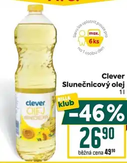 Billa Clever Slunečnicový olej nabídka