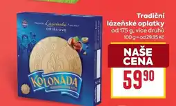 Billa Tradiční lázeňské oplatky nabídka