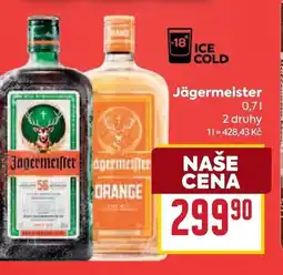 Billa Jägermeister nabídka