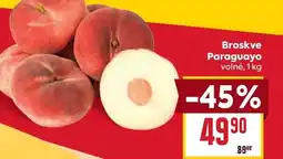 Billa Broskve Paraguayo nabídka
