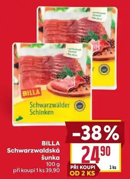 Billa BILLA Schwarzwaldská šunka nabídka