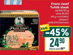 Billa Franz Josef Tuňák steak nabídka