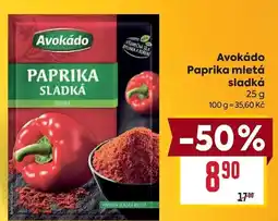 Billa Avokádo Paprika mletá sladká nabídka