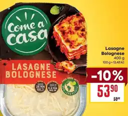 Billa Lasagne Bolognese nabídka