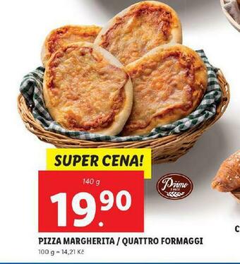 Lidl Pizza margherita / quattro formaggi nabídka