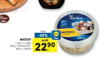 Lidl Matjesy nabídka