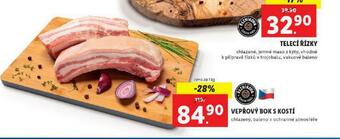 Lidl Vepřový bok s kostí nabídka