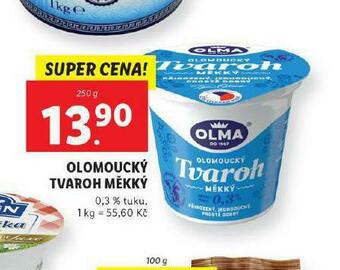 Lidl Olomoucký tvaroh měkký nabídka