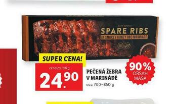 Lidl Pečená žebra v marinádě nabídka