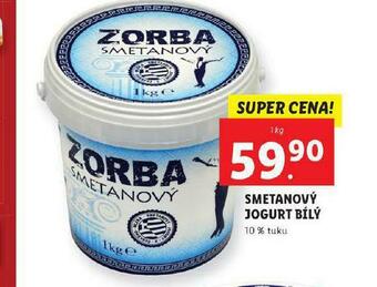 Lidl Smetanový jogurt bílý nabídka
