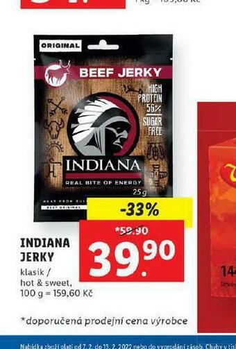 Lidl Indiana jerky nabídka