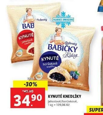 Lidl Kynuté knedlíky nabídka