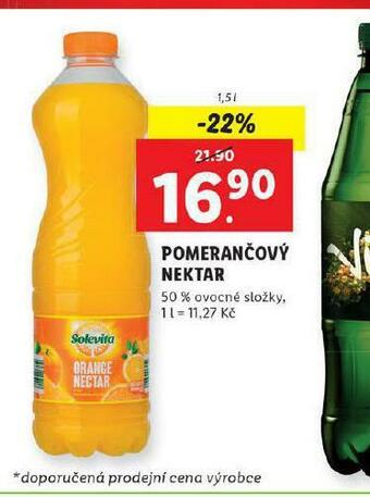 Lidl Pomerančový nektar nabídka