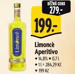 Albert Limoncè Aperitivo nabídka