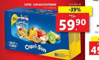 Lidl Capri sun multivitamin nabídka