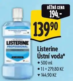 Albert Listerine Ústní voda nabídka