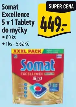 Albert Somat Excellence 5v1 Tablety do myčky nabídka