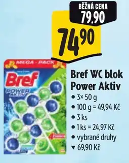 Albert Bref WC blok Power Aktiv nabídka