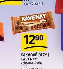 Flop KAKAOVÉ ŘEZY | KÁVENKY vybrané druhy nabídka