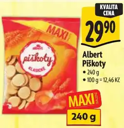 Albert Albert Piškoty nabídka
