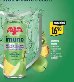 Albert Mattoni imuno ochucená minerální voda 0,51 nabídka