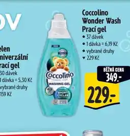Albert Coccolino Wonder Wash Prací gel 37 dávek nabídka