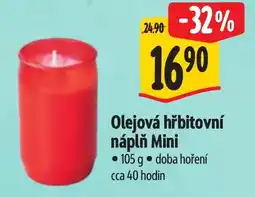 Albert Olejová hřbitovní náplň Mini nabídka
