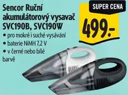 Albert Sencor Ruční akumulátorový vysavač SVC190B, SVC190W nabídka