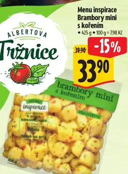 Albert Menu inspirace Brambory mini s kořením nabídka