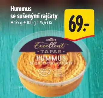Albert Hummus se sušenými rajčaty nabídka