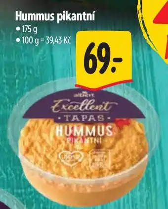 Albert Hummus pikantní nabídka