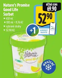 Albert Nature's Promise Good Life Sorbet nabídka