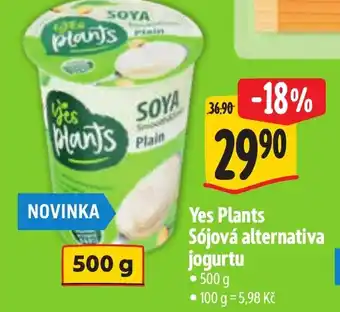 Albert Yes Plants Sójová alternativa jogurtu nabídka