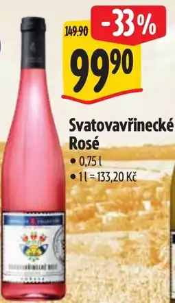 Albert Svatovavřinecké Rosé nabídka