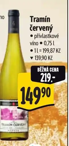 Albert Tramín červený nabídka