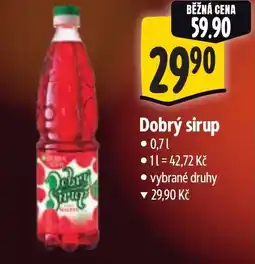 Albert Dobrý sirup nabídka