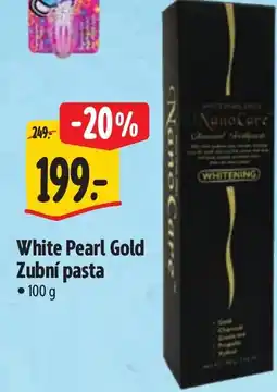 Albert White Pearl Gold Zubní pasta nabídka
