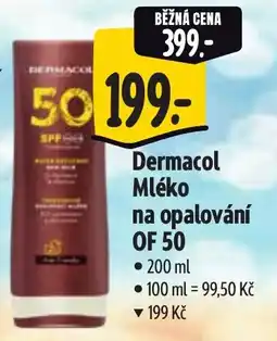 Albert Dermacol Mléko na opalování OF 50 nabídka