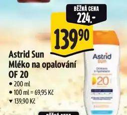Albert Astrid Sun Mléko na opalování OF 20 nabídka