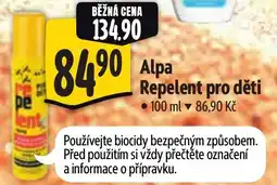 Albert Alpa Repelent pro děti nabídka