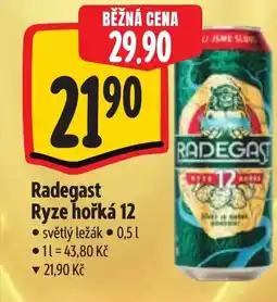 Albert Radegast Ryze hořká 12 nabídka